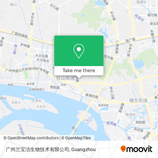 广州兰宝洁生物技术有限公司 map