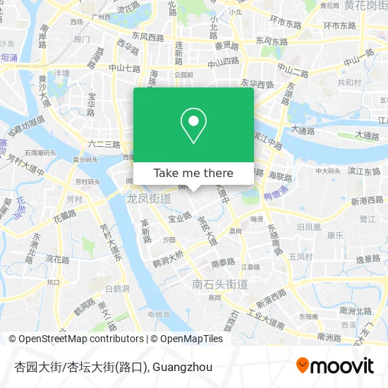 杏园大街/杏坛大街(路口) map