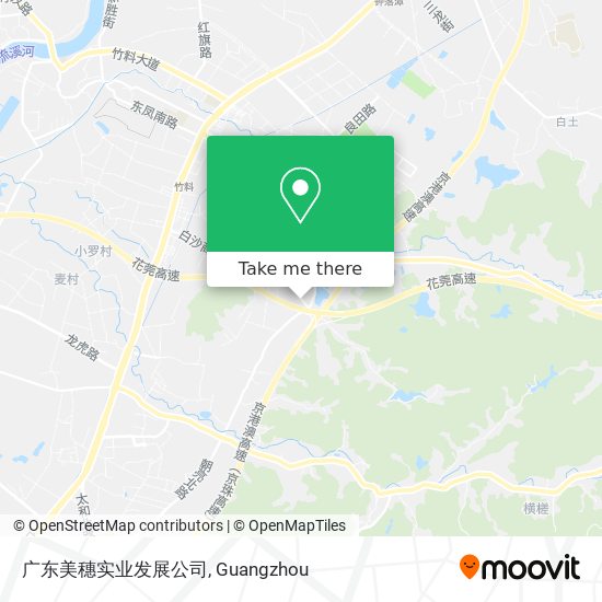 广东美穗实业发展公司 map