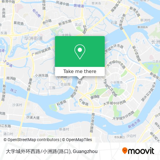 大学城外环西路/小洲路(路口) map