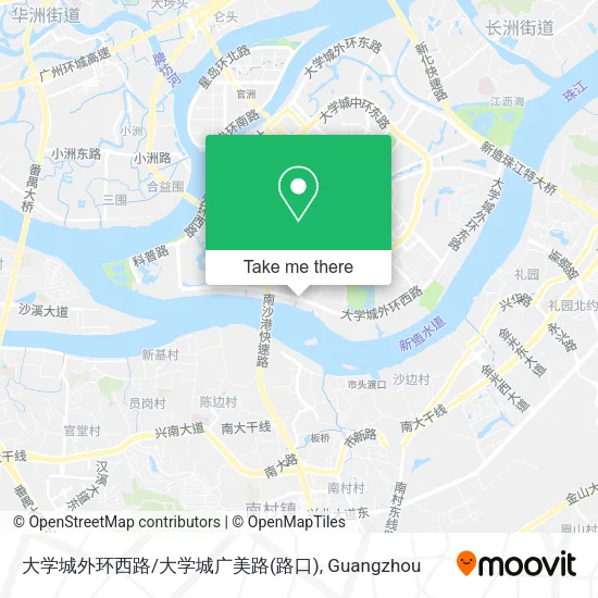 大学城外环西路/大学城广美路(路口) map