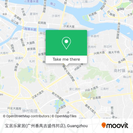 宝居乐家居(广州番禺吉盛伟邦店) map