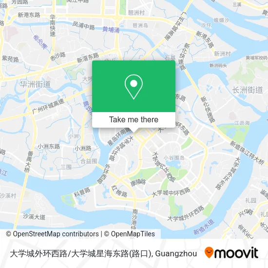 大学城外环西路/大学城星海东路(路口) map
