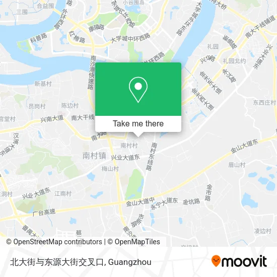 北大街与东源大街交叉口 map