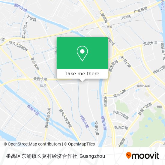 番禺区东涌镇长莫村经济合作社 map