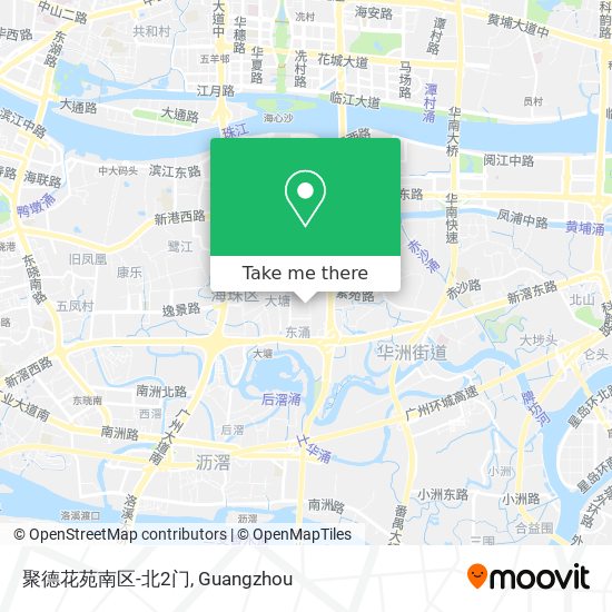 聚德花苑南区-北2门 map