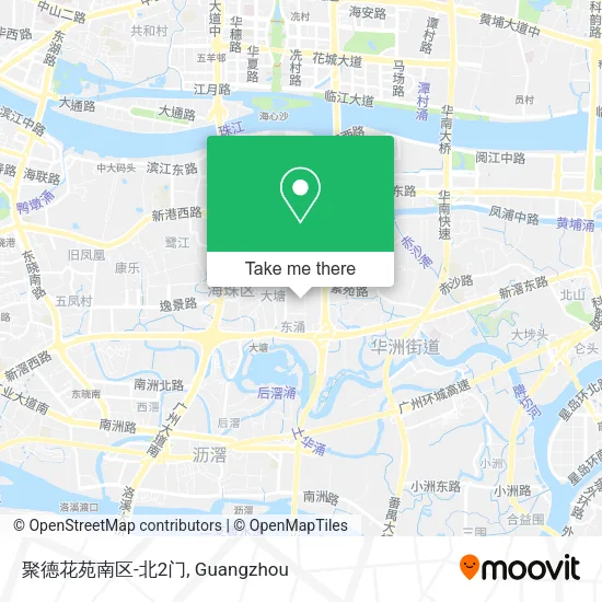 聚德花苑南区-北2门 map