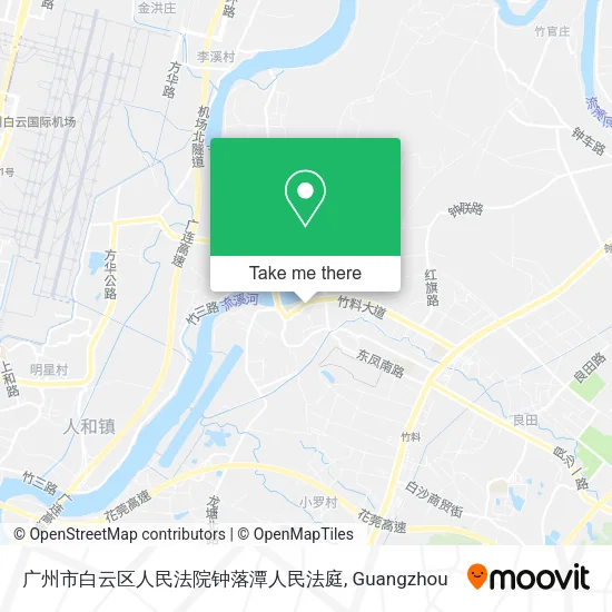 广州市白云区人民法院钟落潭人民法庭 map