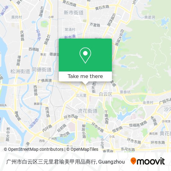 广州市白云区三元里君瑜美甲用品商行 map