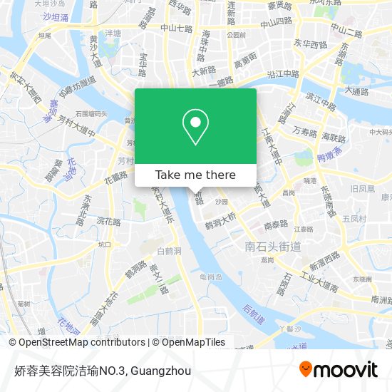 娇蓉美容院洁瑜NO.3 map