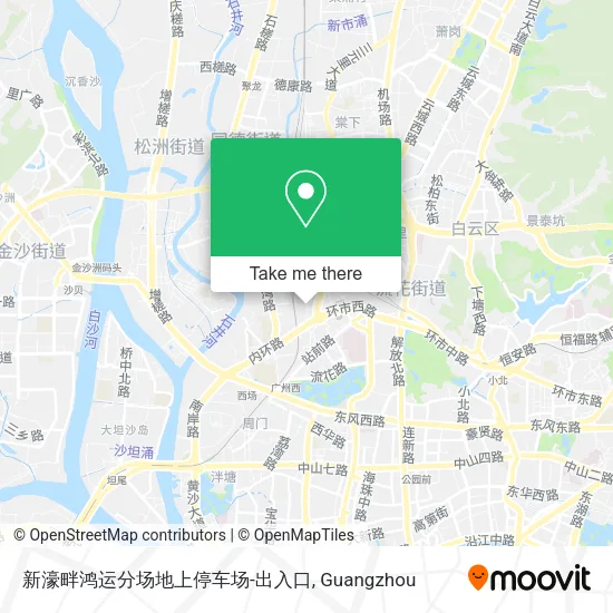 新濠畔鸿运分场地上停车场-出入口 map