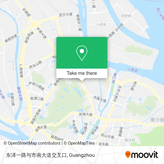 东泽一路与市南大道交叉口 map