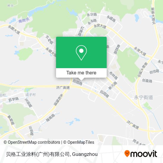 贝格工业涂料(广州)有限公司 map