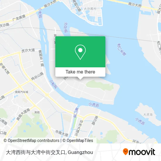 大湾西街与大湾中街交叉口 map