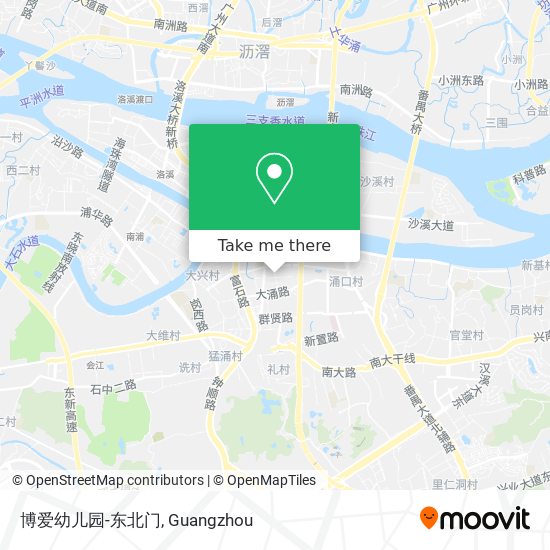 博爱幼儿园-东北门 map