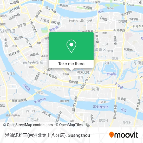 潮汕汤粉王(南洲北第十八分店) map