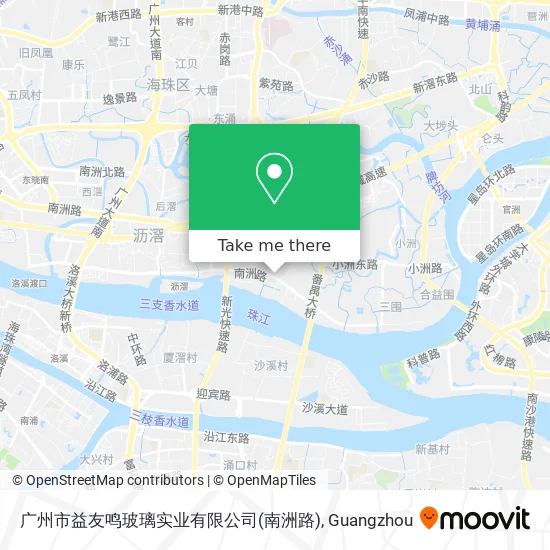 广州市益友鸣玻璃实业有限公司(南洲路) map