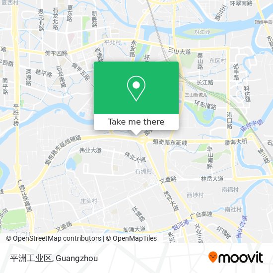 平洲工业区 map