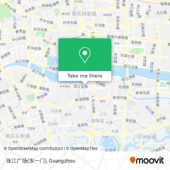 珠江广场(东一门) map