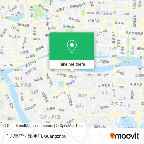 广东警官学院-南门 map