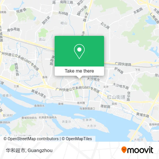 华和超市 map