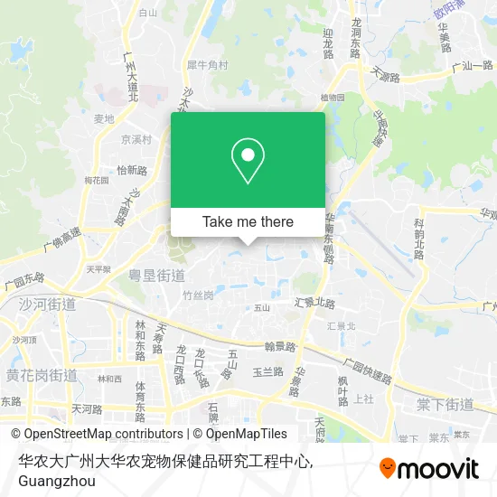 华农大广州大华农宠物保健品研究工程中心 map