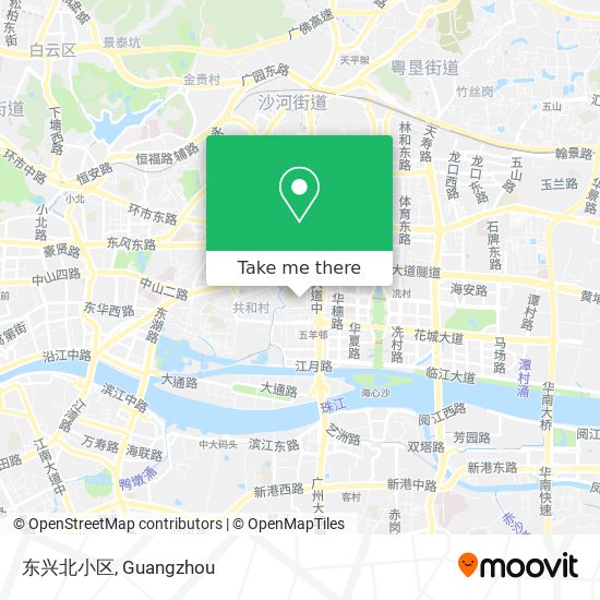 东兴北小区 map