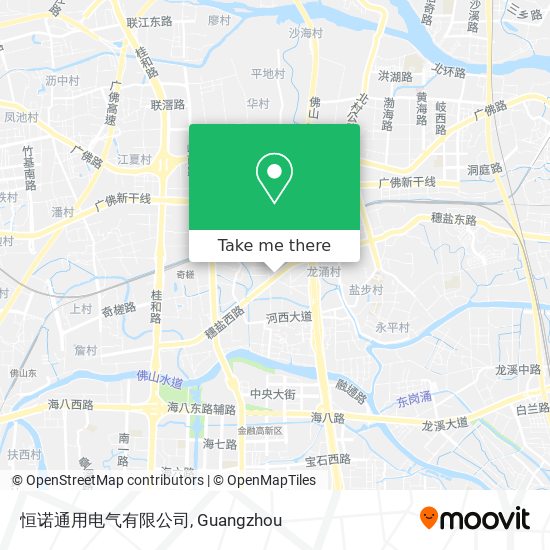 恒诺通用电气有限公司 map
