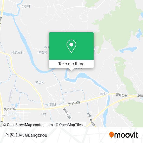 何家庄村 map