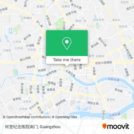 何贤纪念医院南门 map