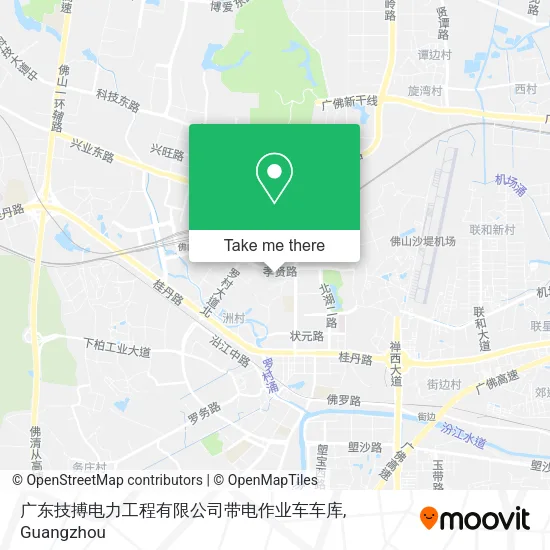 广东技搏电力工程有限公司带电作业车车库 map