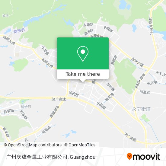 广州庆成金属工业有限公司 map