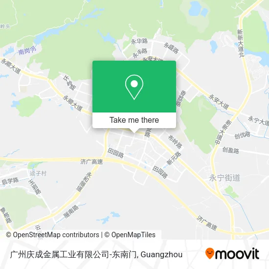 广州庆成金属工业有限公司-东南门 map