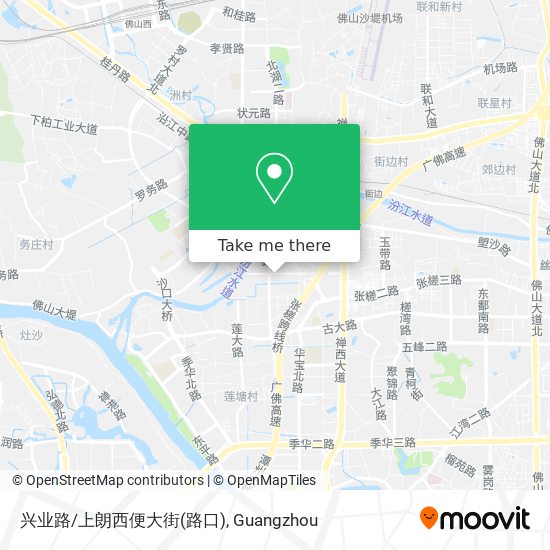 兴业路/上朗西便大街(路口) map
