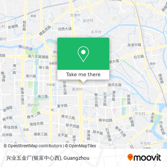 兴业五金厂(银富中心西) map