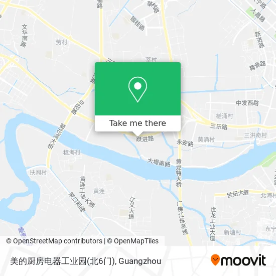 美的厨房电器工业园(北6门) map