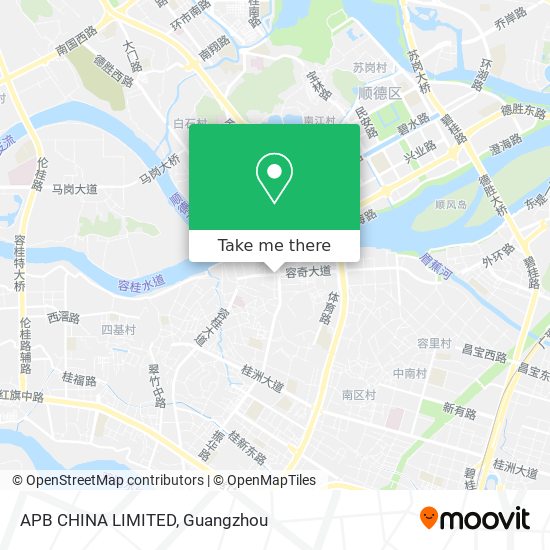 APB CHINA LIMITED map
