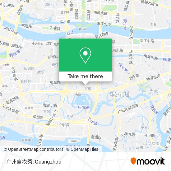 广州自衣秀 map