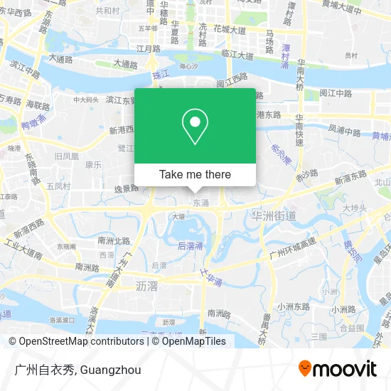 广州自衣秀 map