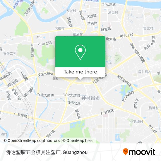 侨达塑胶五金模具注塑厂 map
