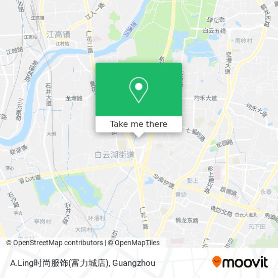A.Ling时尚服饰(富力城店) map