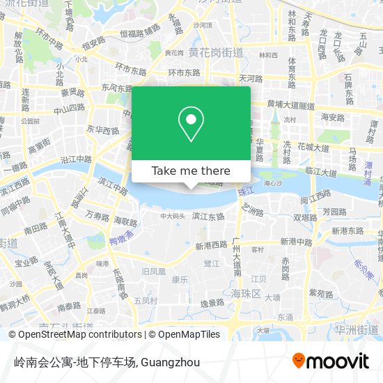 岭南会公寓-地下停车场 map