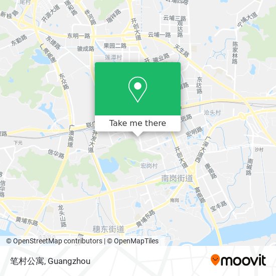 笔村公寓 map
