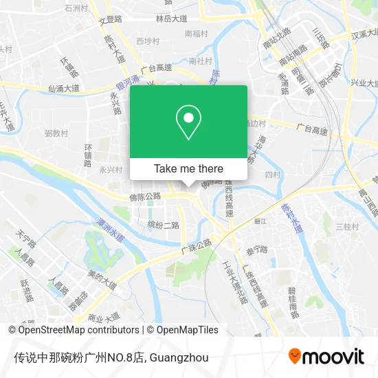 传说中那碗粉广州NO.8店 map