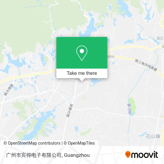广州市宾得电子有限公司 map