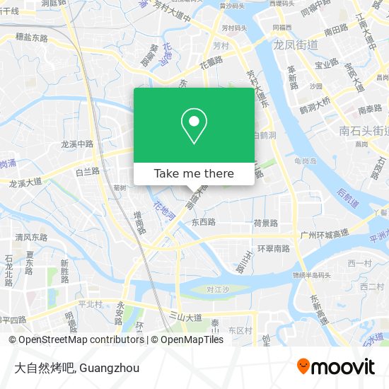 大自然烤吧 map