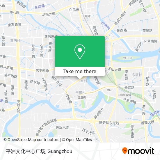 平洲文化中心广场 map