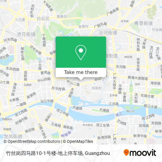竹丝岗四马路10-1号楼-地上停车场 map
