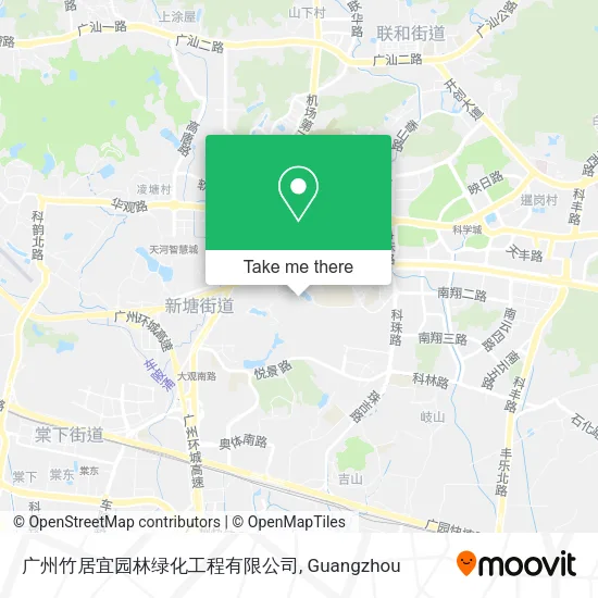 广州竹居宜园林绿化工程有限公司 map