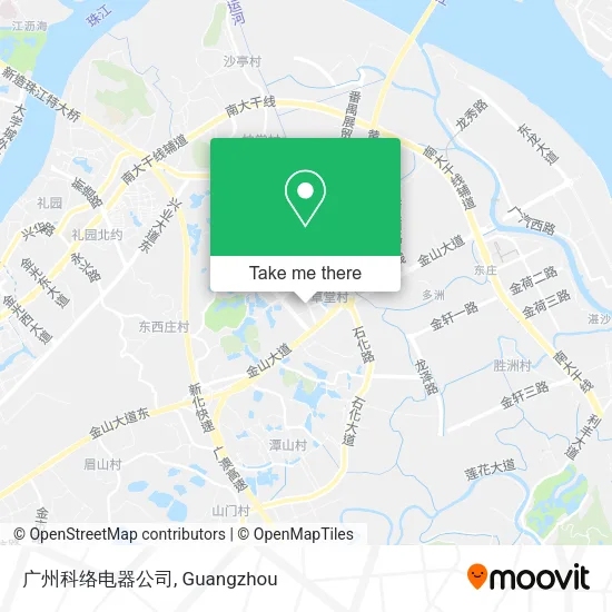 广州科络电器公司 map